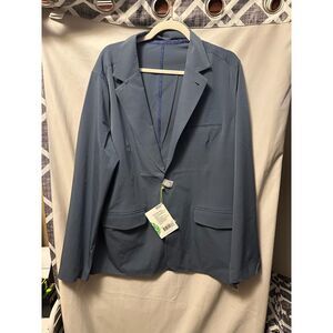 NWT Stio 2390 M's Rammel Blazer Vintage Indigo Size 42 Lightweight